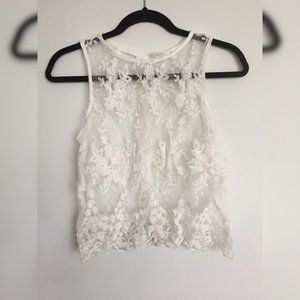 Lace tank